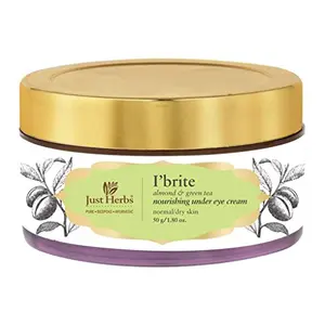 Just Herbs Brite Almond-Green Tea Nourishing Under Eye Night Cream 50g