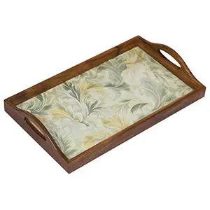 Home Creation Wooden Tray Brown (HC 074)