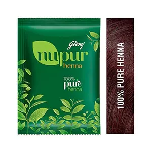 Godrej Nupur Mehendi Powder 9 Herbs Blend 120 gram (6 Pack)