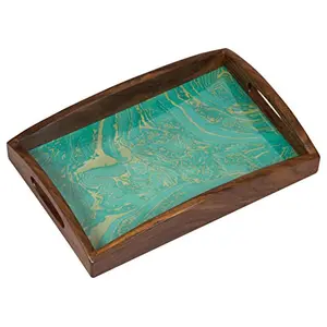 Home Creation Wooden Tray Brown (HC 071)
