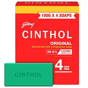 Godrej Cinthol Original Soap 100g (Pack of 4)