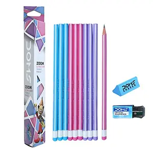 Doms Zoom Ultimate Dark Triangle Pencils (Pack of 10 x 5 Set) (Model: DM3440P5)