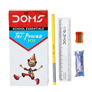 Doms Tri Power School essential Pencil kit-pack of 10
