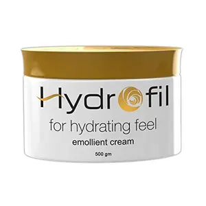 Hydrofil Emollient Moisturizing Cream for Hydrating Feel 500ml - Pack of 1