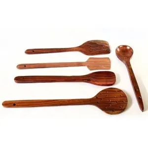 Villcart Wooden Spoon Set (Brown)