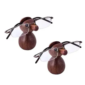 Handmade Wood Doll Shaped Spectacle HolderSet of 2