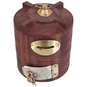 Handmade Wooden Piggy Bank/Money Box/Saving Box Water Tank Shaped for Kids and Adults