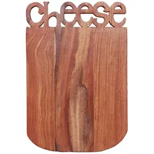 Wooden Chopping Board for Kitchen Cheese Design Safe Wood Vegetable Cutting Board 12X8 Inches
