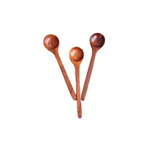 Wooden Serving and Cooking Spoon Kitchen Tools Set of 3