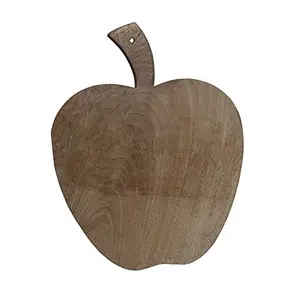 Wooden Chopping Board Apple Shape (Size : 17 x 12 Inches)