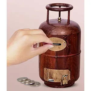 Wooden Money Bank/Coin Storage Box