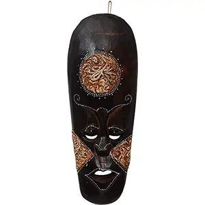 Hand Carved Decorative Mask for Wall Decor Room Decor