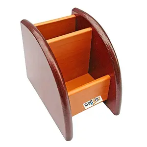 Wooden Pen Holder Stand for Office Table Accessories