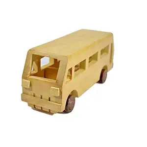 Decorative Wooden Bus for Kids Wooden Bus Toys for Boys and Girls Showpiece / Home Decor