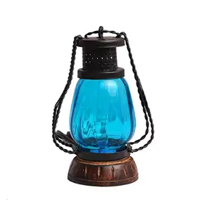 Wall Hanging Lantern for Home Decor Decorative Table/Hanging Lantern/LAMP Sky Blue