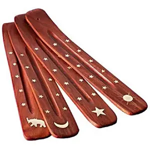 Wooden Incense Stick Holder Pack of 4