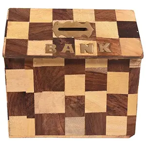 Crafts A to ZHandmade Wooden Piggy Bank/Money Box/Saving Box