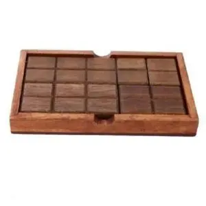 Wooden Educational Toys Brain Teaser Game Chocolate Box Wooden Puzzle Kids