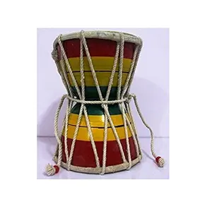 Handmade Wooden Drum for Kids  Damru Percussion Indian Classical Instrument