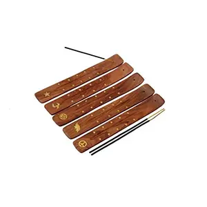 Wooden Incense Holder (Brown)