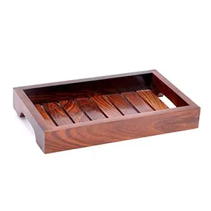 Wood Serving Tray Brown