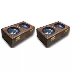 Wooden Dry Fruit/Sweets/Spices BoxPack of 2
