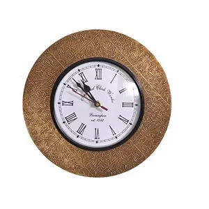 Wooden Beautiful Antique Wall Hanging Clock/Wall Decor/Home Decor Size(LxBxH-10x1x10) Inch
