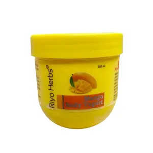 Riyo Herbs- The Mango Blush Body Yogurt - Skin Nourishing & Deep moisturizing - Protect Against Sun Damage - No Parabens - No Mineral Oil - No Toxin - 200ml