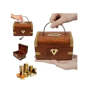 Wooden Money / Piggy Bank Cum Coin Box