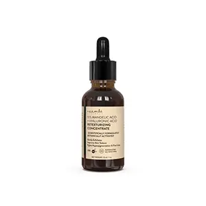 Neemli Naturals 10% Mandelic Acid + Hyaluronic Acid Retexturizing Concentrate Serum | Improves Skin Texture | Reduces Hyperpigmentation 15 ml (Pack of 1)