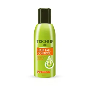 Trichup Hair Fall Control Hair Oil - Enriched Amla Licorice & Bhringaraj - Repairs & Nourishes Damaged Hair (200ml)
