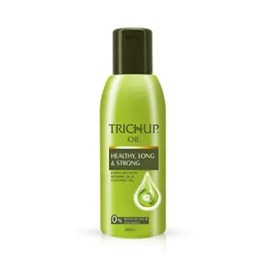 Trichup Healthy Long & Strong Hair Oil - with The Natural Goodness of Sesame & Coconut oil and Enriched with Aloe Vera & Neem (200ml)
