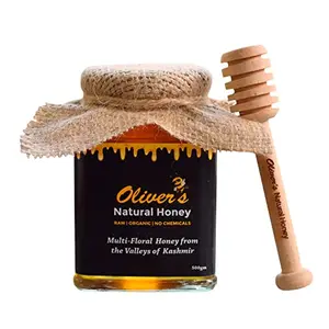 Oliver's Natural Honey (500gms) - PURE I RAW | NATURAL | UNPROCESSED | ORGANIC | IMMUNITY BOOSTER