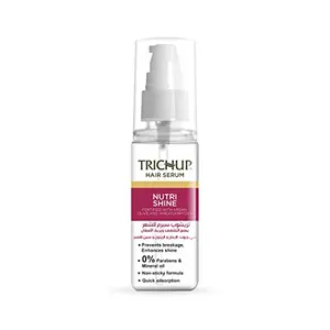Trichup Nutrishine Hair Serum Fortified With ArganOlive And Wheatgerm Oils - 60 ml