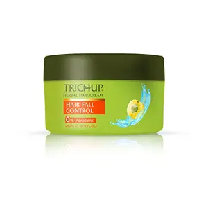 Trichup Hair Fall Control Herbal Hair Cream - Enriched with Amla Licorice & Bhringaraj - Repairs & Nourishes Damaged Hair (200ml)