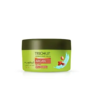 Trichup Argan Herbal Hair Cream - Increases Shine Volume & Strength 200ml