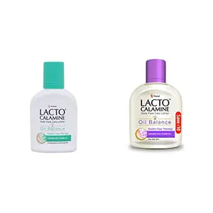 Lacto Calamine Lotion for Combination (60 ml) & Lacto Calamine Lotion for Oily (60 ml)