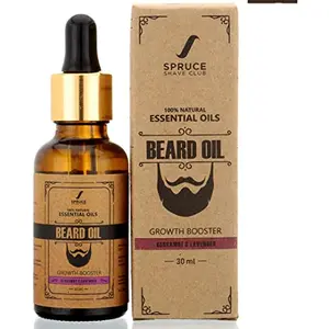 Spruce Shave Club Beard Oil For Men | 100% Natural Beard Growth Oil | Made with Pure Essential Oils