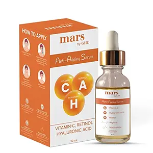 Mars by GHC Dark Circle Healer | Reduce Wrinkles Dark Circles and Fine Line | Retinol Hyaluronic Acid Arginine Vitamin C | 30ml