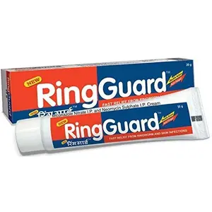 Ring Guard Ringworm CreamAthlete FootFungal-backterial Skin InfectionEczema RING Guard (Pack of 2)