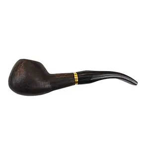 Rocky's wood pipes Classic Vintage Handmade Wooden Smoking Pipes for Men