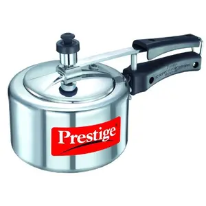 Prestige Nakshatra Aluminum Pressure Cooker 1.5 Liter Silver