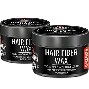 Man Arden Hair Fiber Wax Strong Hold with Gloss Finish 50g - Pack Of 2
