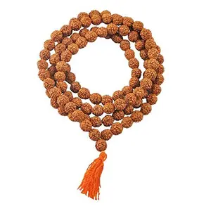 BuyRudraksha Rudraksha Mala With Five Mukhi Rudraksha 108 + 1 Beads