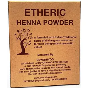 Etheric Herbal Henna Powder for Hair Care & Treatment (200 Gm)