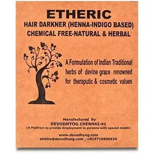 Etheric Hair Darkner (Henna & Indigo Based) -Natural Hair Color (200 gms)
