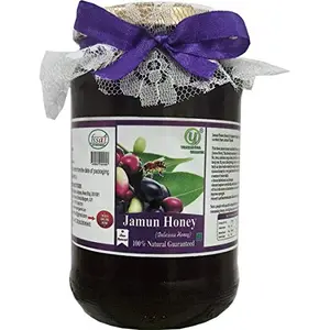 Yugmantra Organic Foods Pure Raw Natural Unprocessed JAMUN Forest Raw Honey (1 KG) Direct Form Hives Guranteed1 KG (JAMUN)