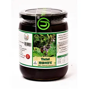 Yugmantra Organic Foods -100 % Pure Raw Natural Unprocessed Unheated ! Immunity Booster Tulsi Holy Basil Honey 650 GMS