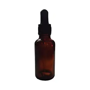 Nature's Tattva Colored Glass Bottle with Dropper Brown 30ml