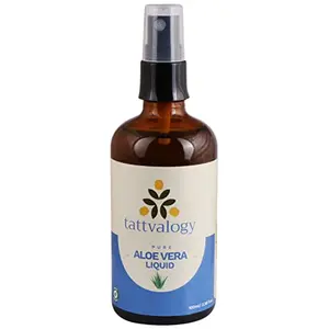Tattvalogy Aloe Vera Liquid- Certified Organic Clear 100ml